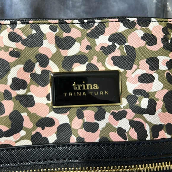 Tria Turk leopard tote handbag - Picture 3 of 11